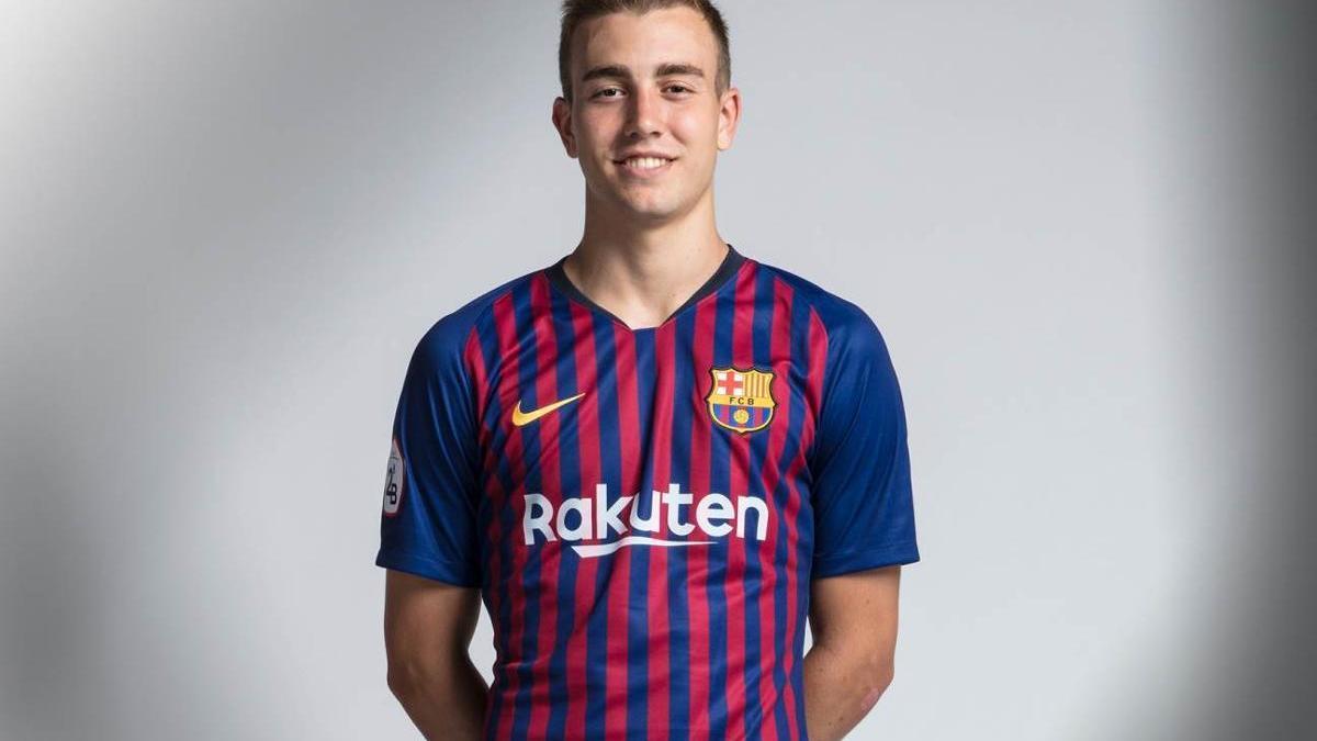 Oriol Busquets, migcampista del Barça B.