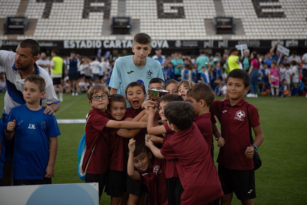 Clausura de la liga coal de fútbol en Cartagena