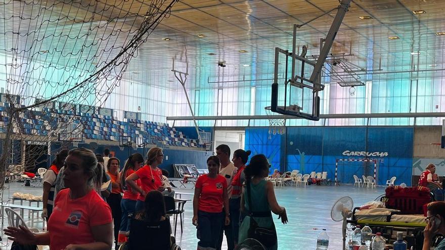 Desalojados por el incendio de Los Gallardos: "No tuvimos otra opción, tuvimos que dejar nuestra casa"