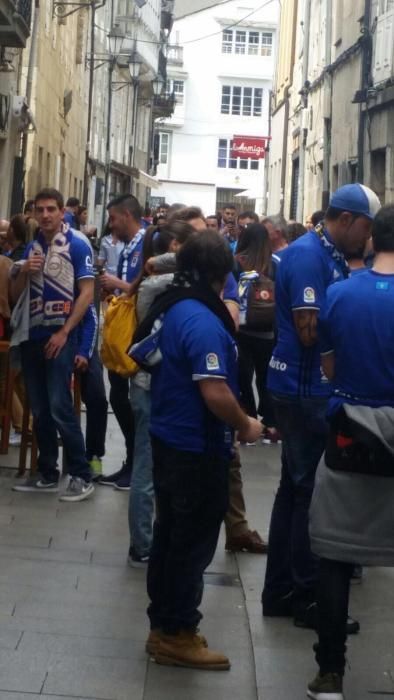 Ambientazo azul en Lugo