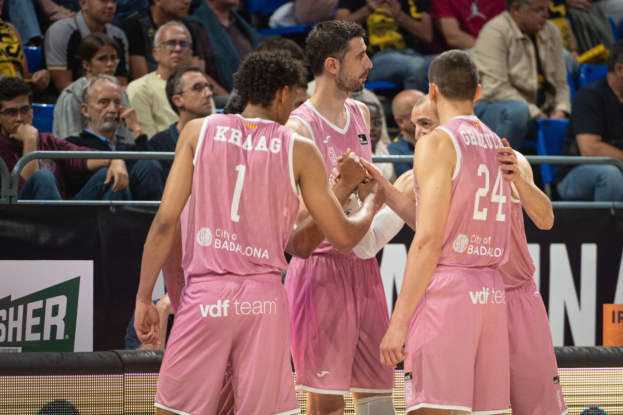 Partido La Laguna Tenerife CB Canarias - Joventut Badalona Inicio de playoff de Liga Endesa Quedarse hasta el fina porque en caso de derrota podría ser el último partido en casa esta temporada  | 02/06/2025 | Fotógrafo: Rafael Arturo Jiménez Rivero