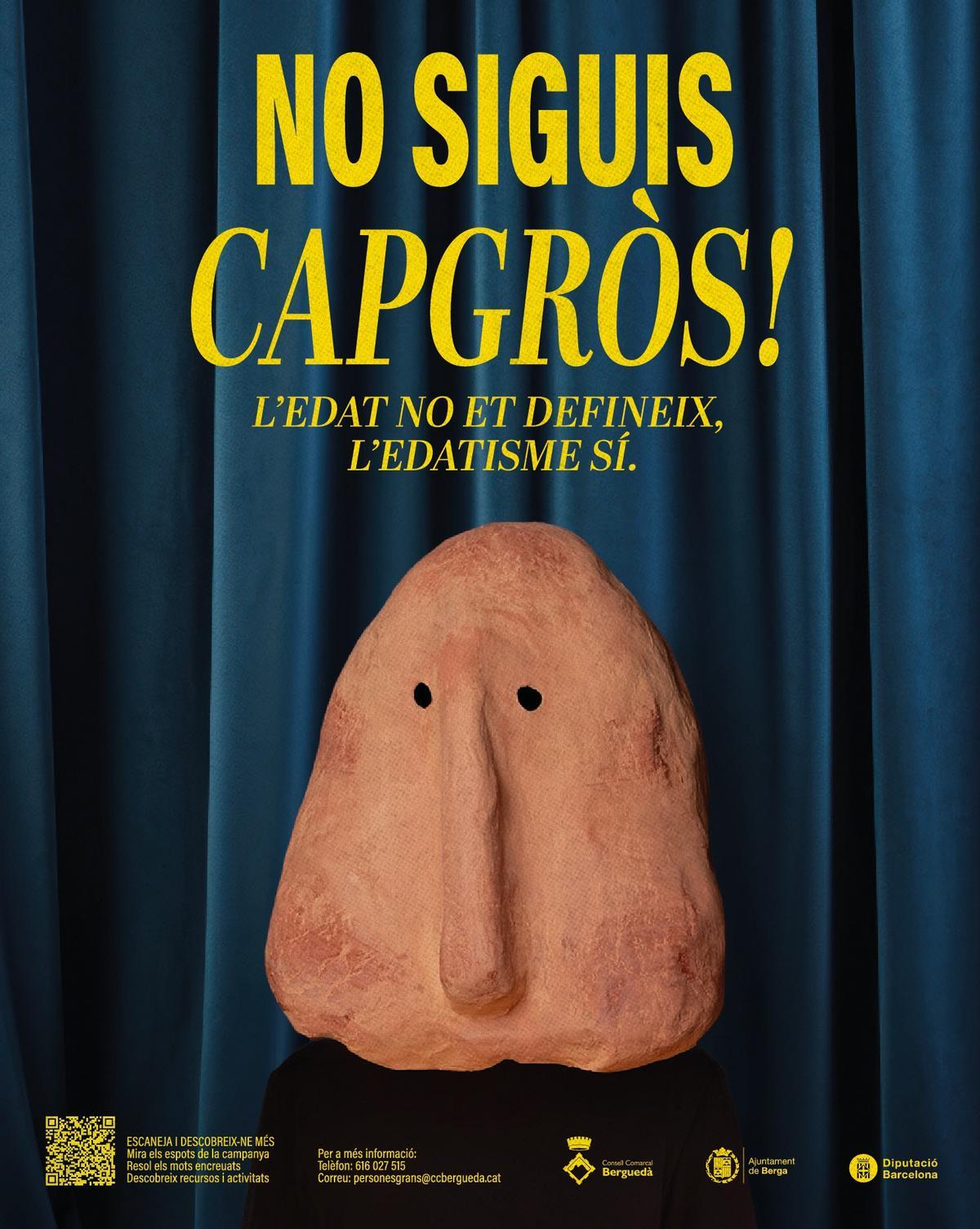 Cartell de la campanya "No siguis capgròs"