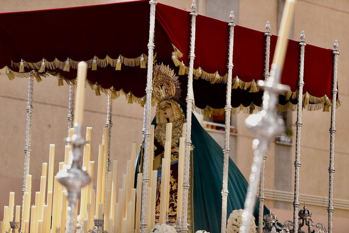 La Virgen Mediadora, el Miércoles Santo de 2025.