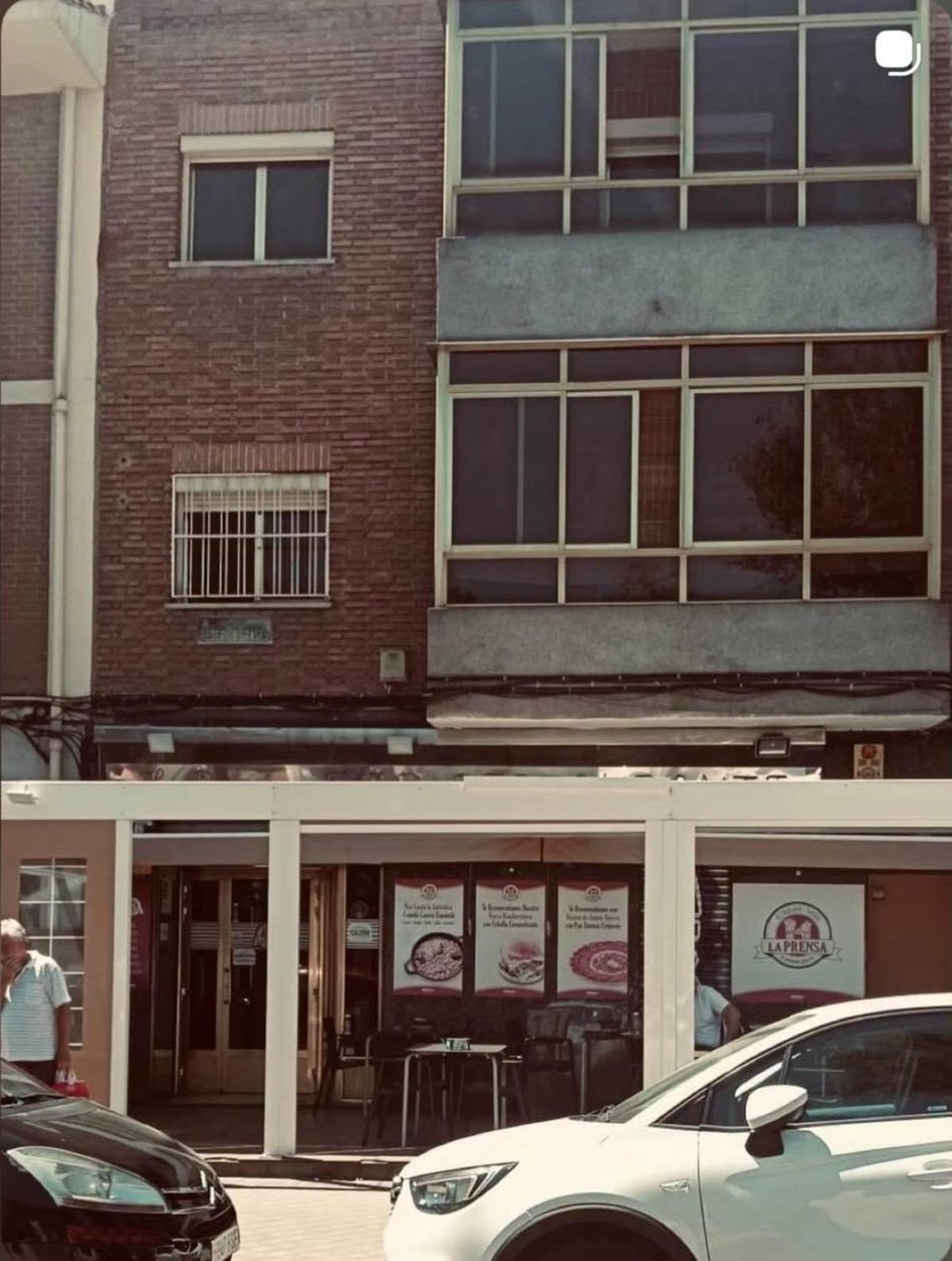 Bar La Prensa en la calle Federico Grases de Carabanchel.