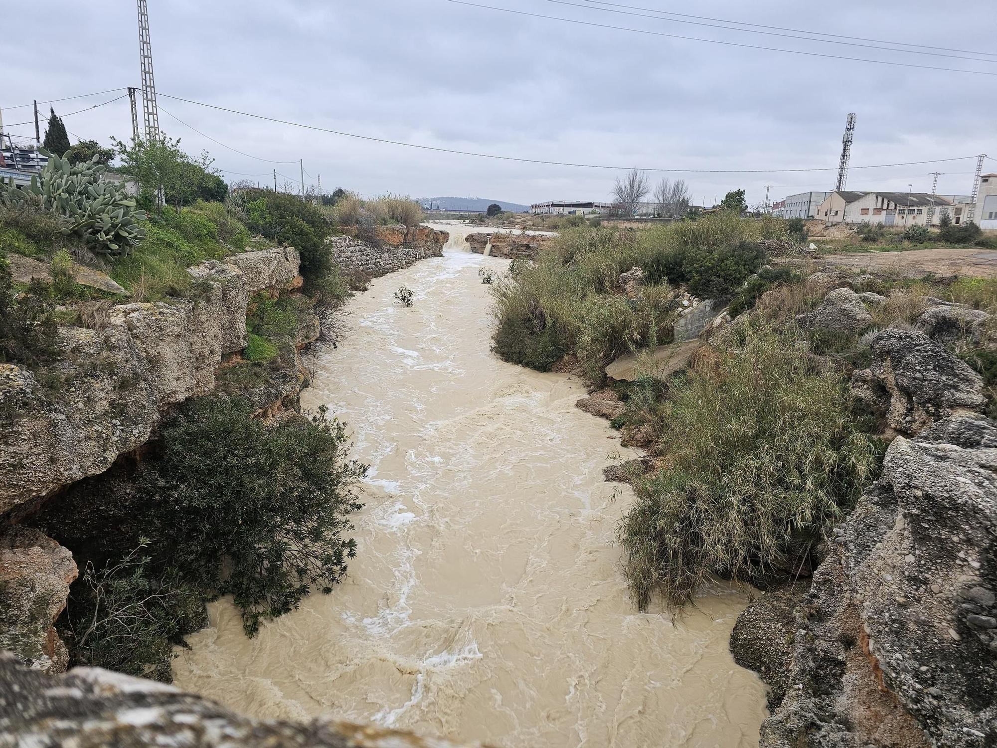 Fotos de la crecida del río Cervol en Vinaròs