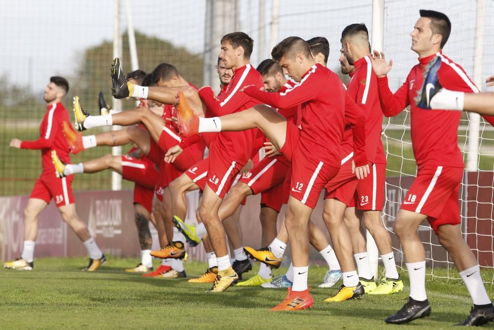 Entrenamiento del Sporting