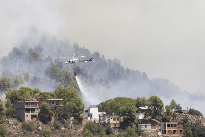 El incendio de la Vall d'Uixò