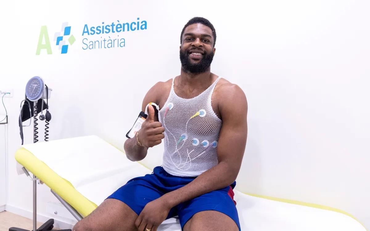 Nebo es una autentica fuerza física que ya demostró después de pasar la revisión médica