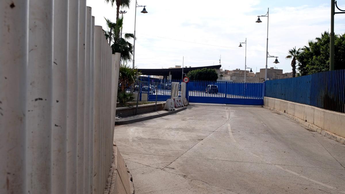 La frontera entre España y Marruecos en Melilla.