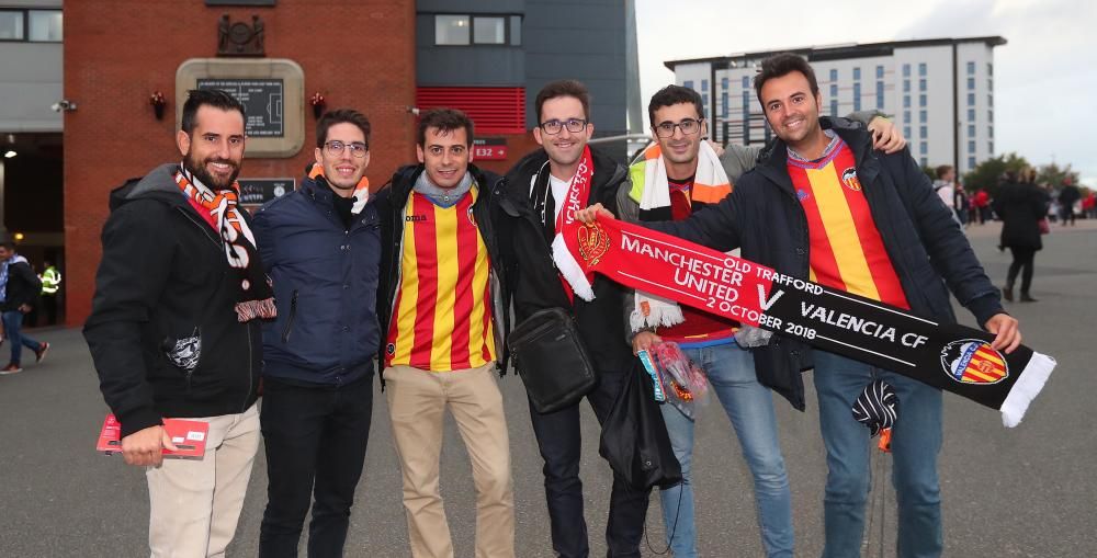 La afición del Valencia CF toma Mánchester