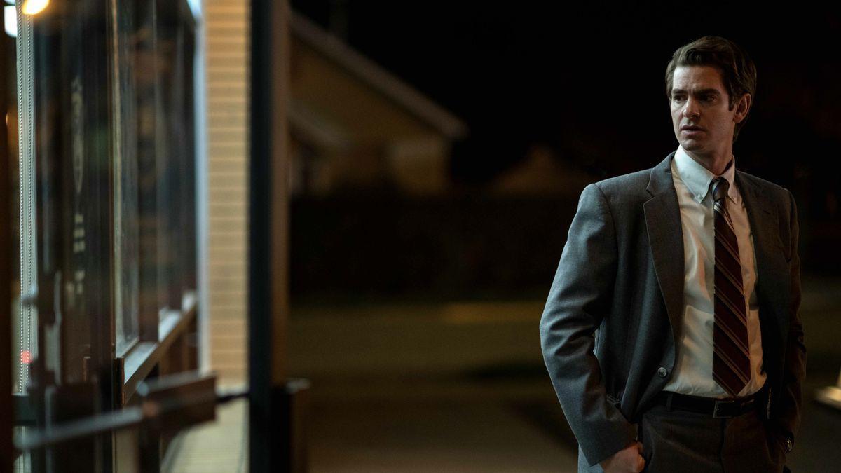 Andrew Garfield (el detective de policía Jeb Pyre) en &#039;Por mandato del cielo&#039;.
