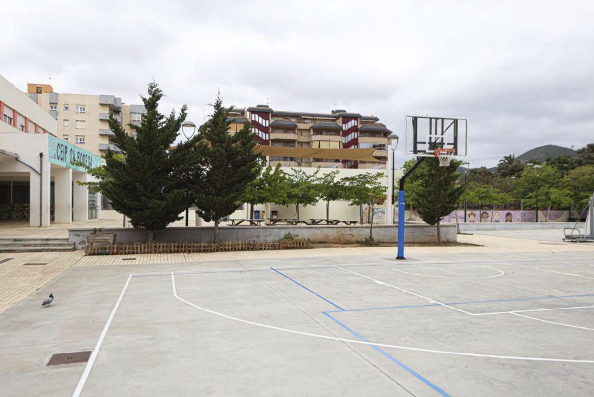 Patio del colegio Sa Bodega.