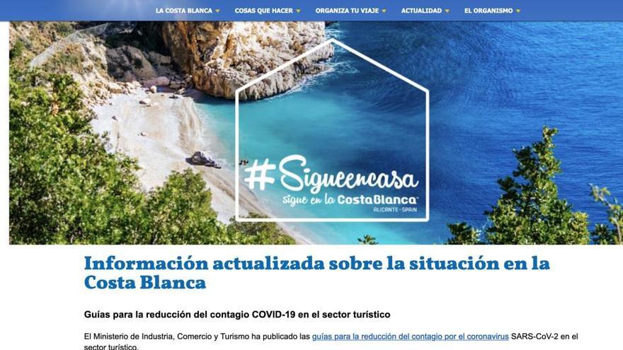 El Patronato Costa Blanca reúne en una web los establecimientos turísticos abiertos en la provincia