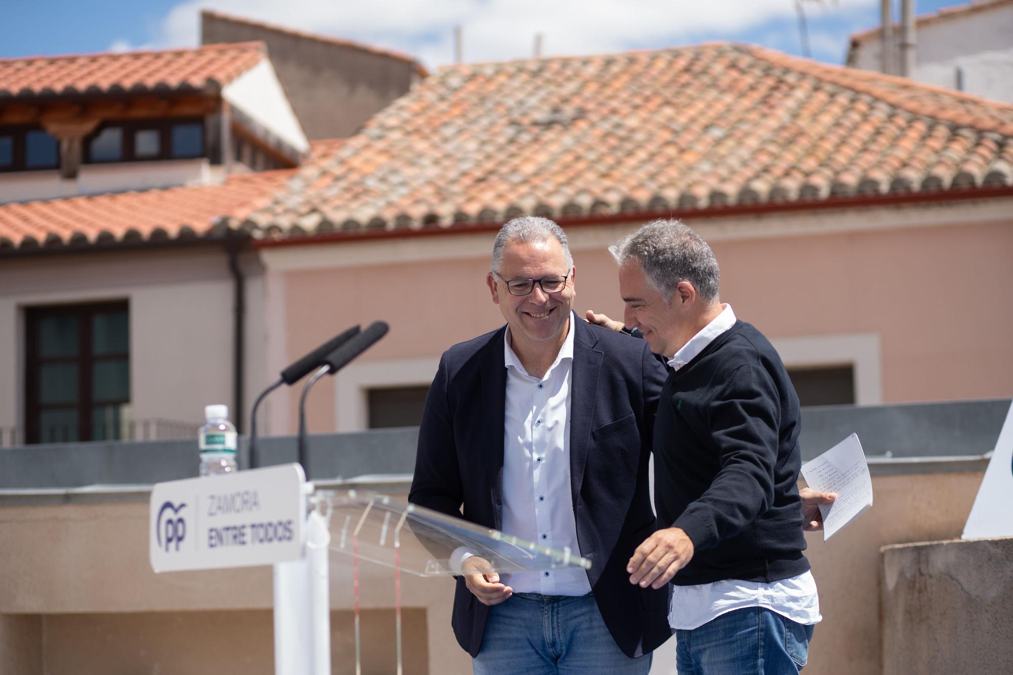 Acto del Partido Popular (PP) de Zamora en apoyo a Jesús María Prada