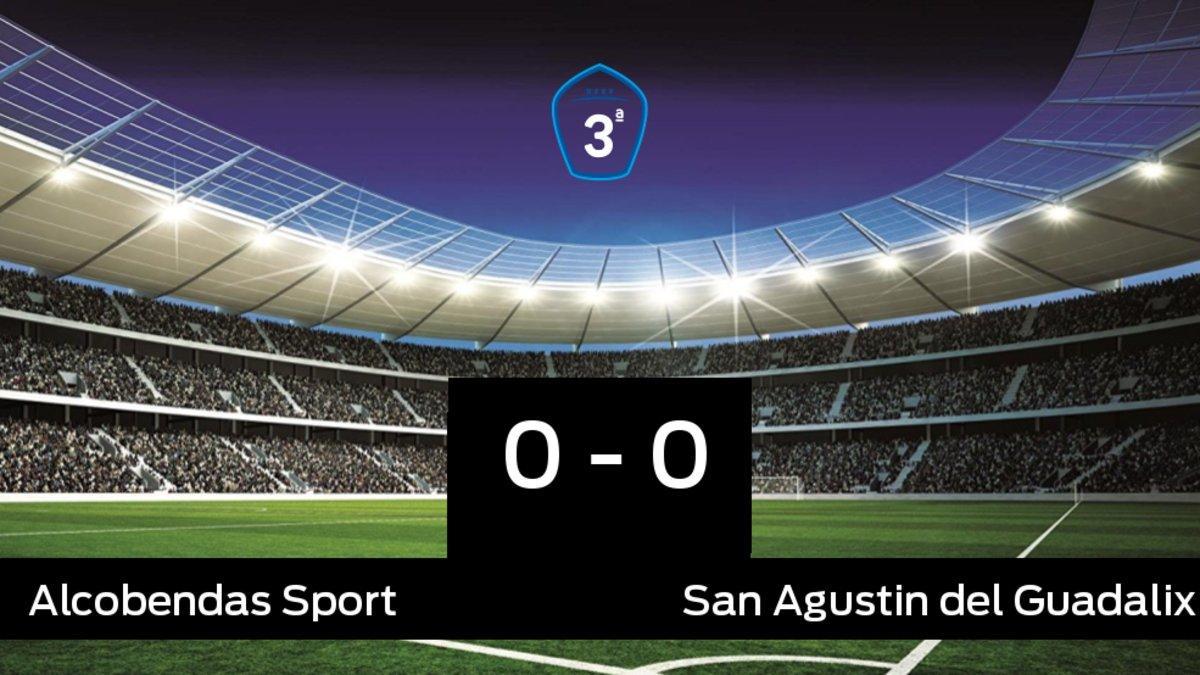 El San Agustin del Guadalix saca un punto al Alcobendas Sport a domicilio 0-0