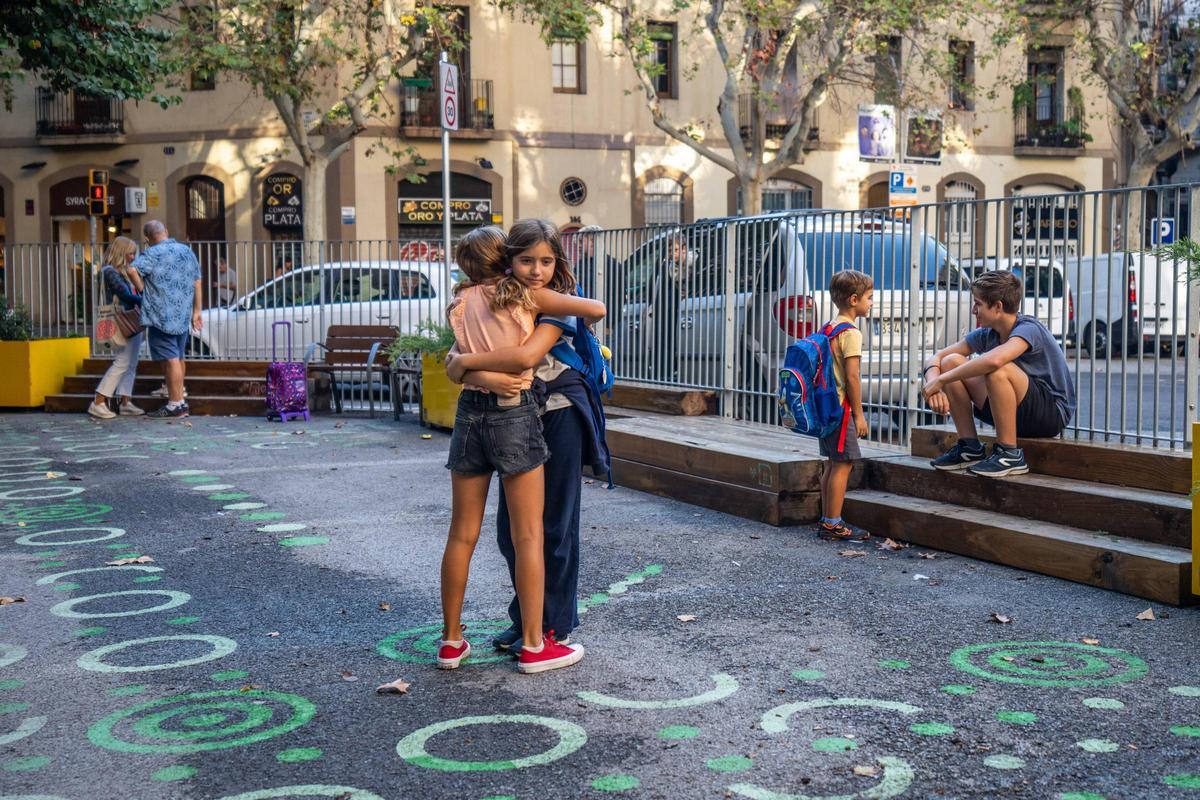 Vuelta al cole en la Escola Pia Sant Miquel de Barcelona