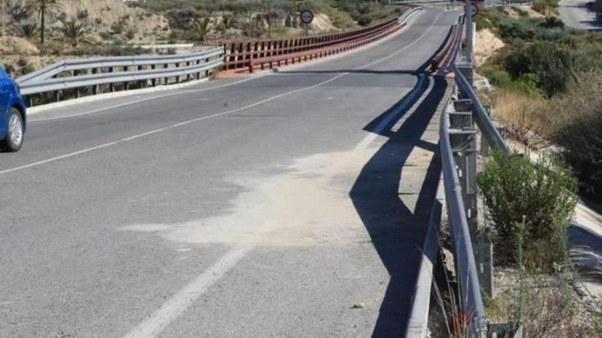 Carretera en la que se produjo el atropello mortal en septiembre del año 2015.