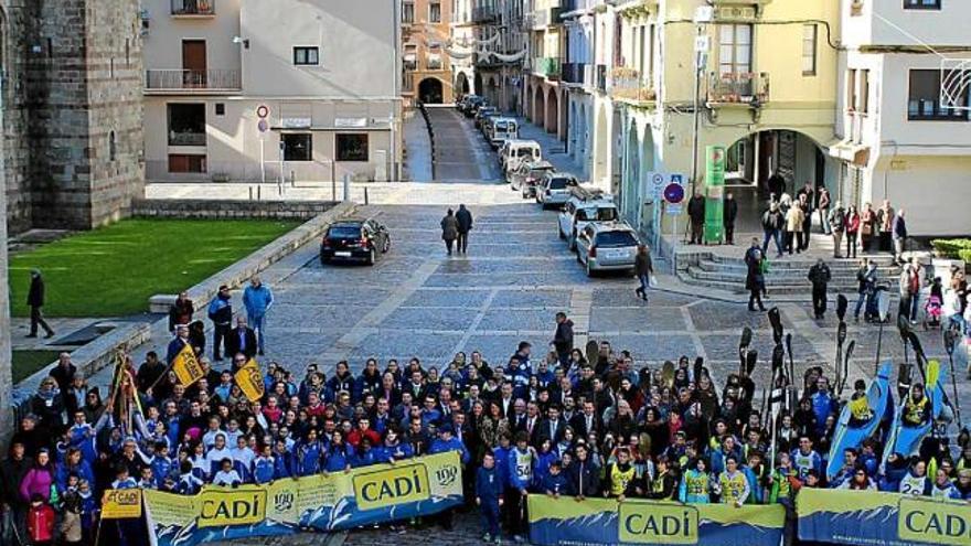 Esportistes i delegats de les entitats culturals ahir a la Seu d&#039;Urgell