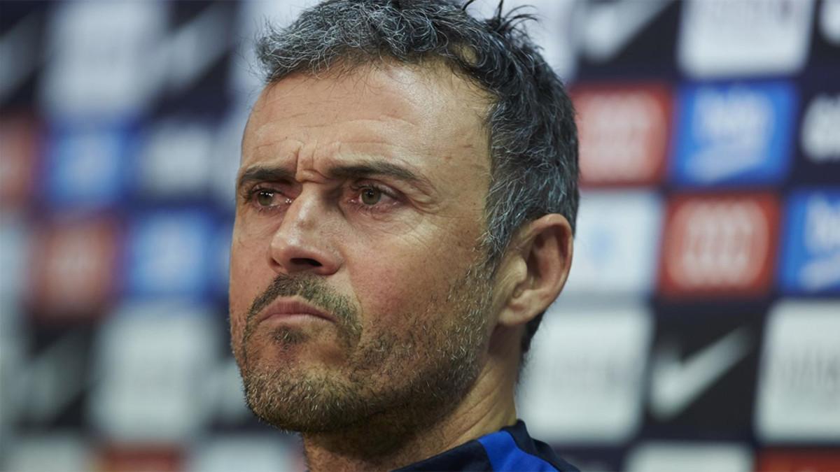 Luis Enrique Martínez, entrenador del FC Barcelona