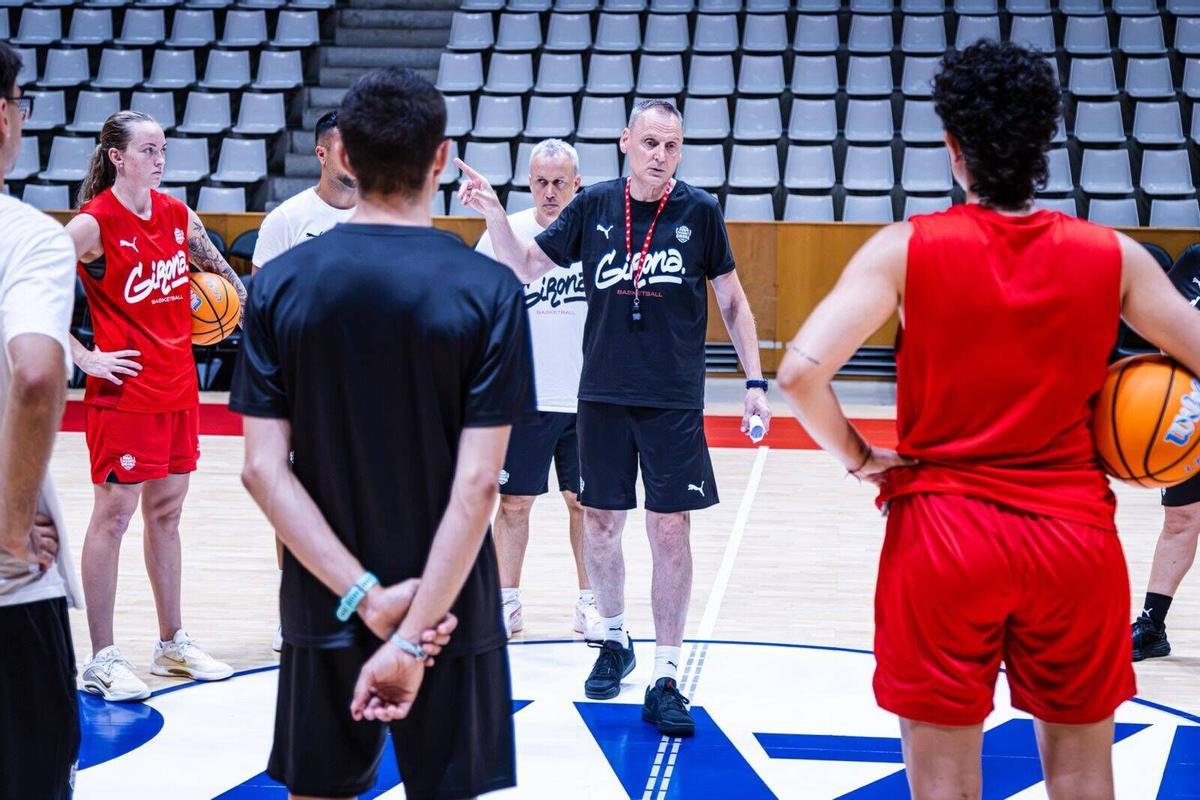 Les imatges del primer entrenament de l'Spar Girona Les imatges del primer entrenament de l'Spar Girona