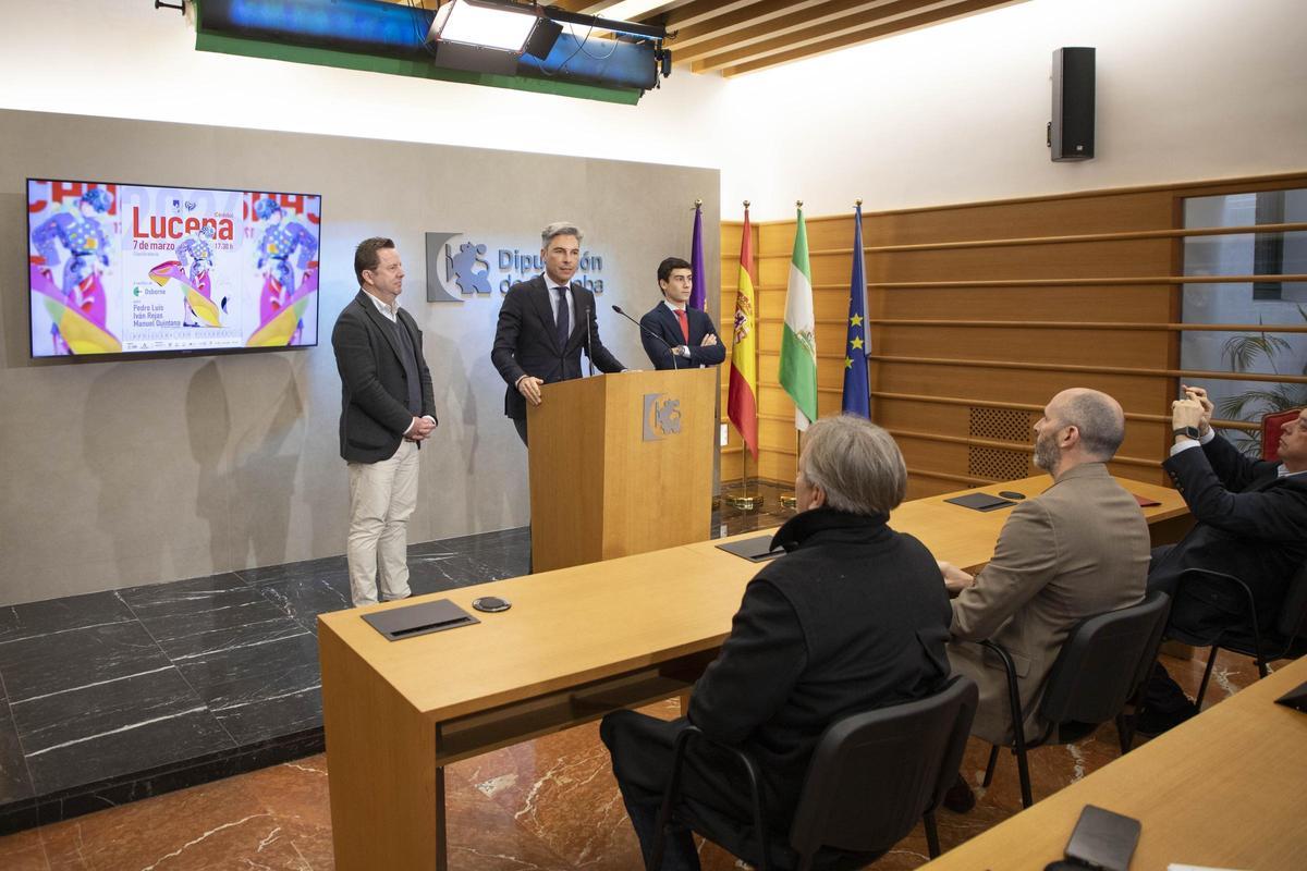 Presentación de la novillada, que tendrá lugar en Lucena el 7 de marzo.