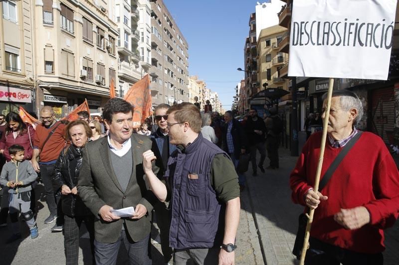 Manifestación contra el PAI de Benimaclet