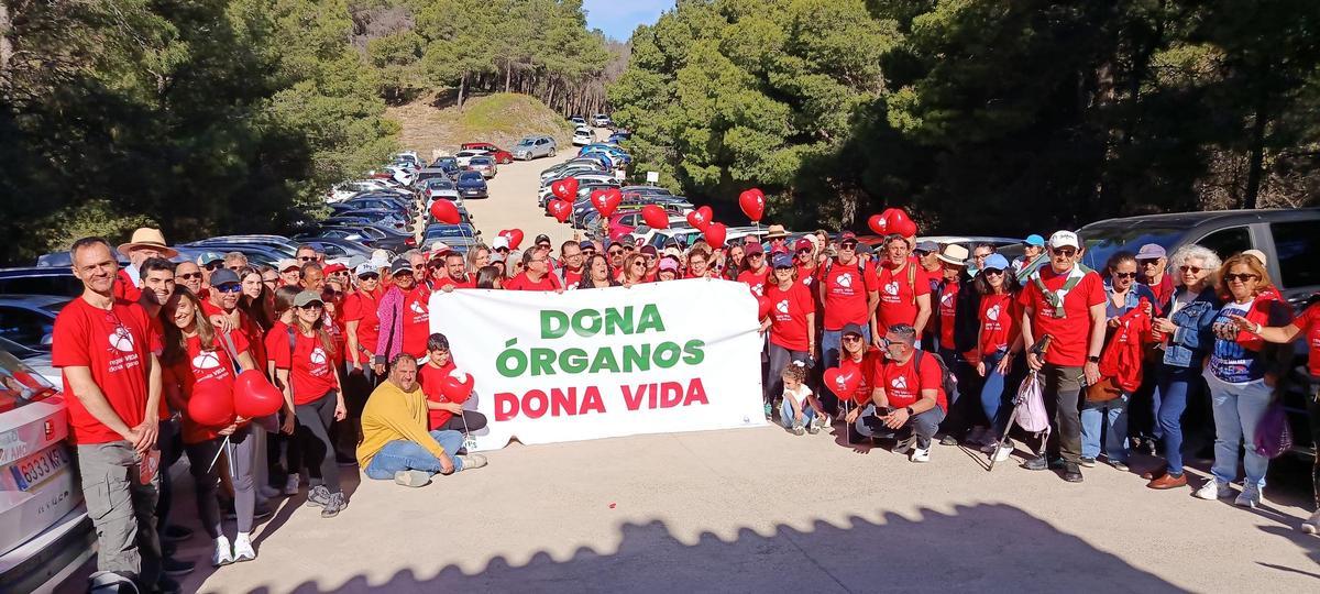 Foto de familia antes de iniciar el Caminito del Rey.