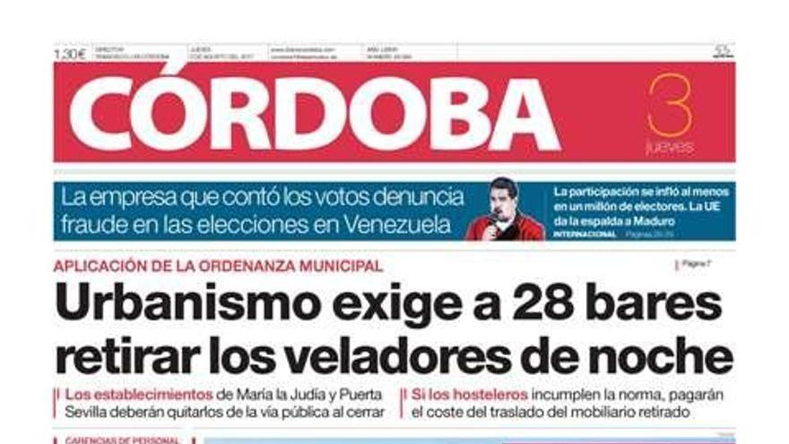 La portada de CÓRDOBA