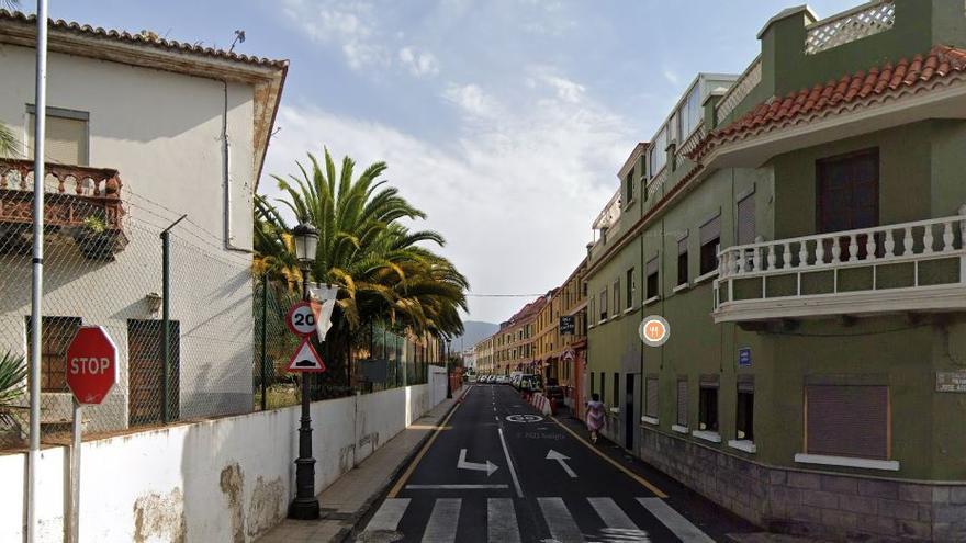 Un tramo del Camino La Rúa, donde tuvo lugar el suceso.