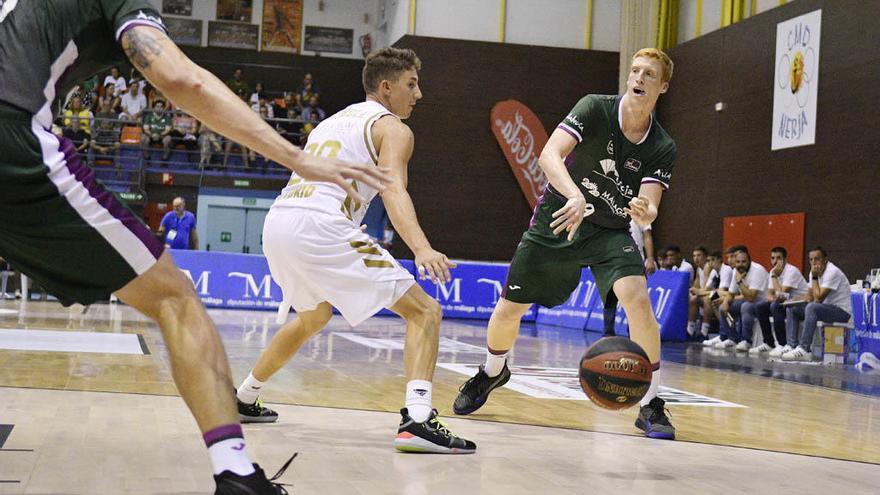 Alberto Díaz fue de los mejores del Unicaja ante el Real Madrid.