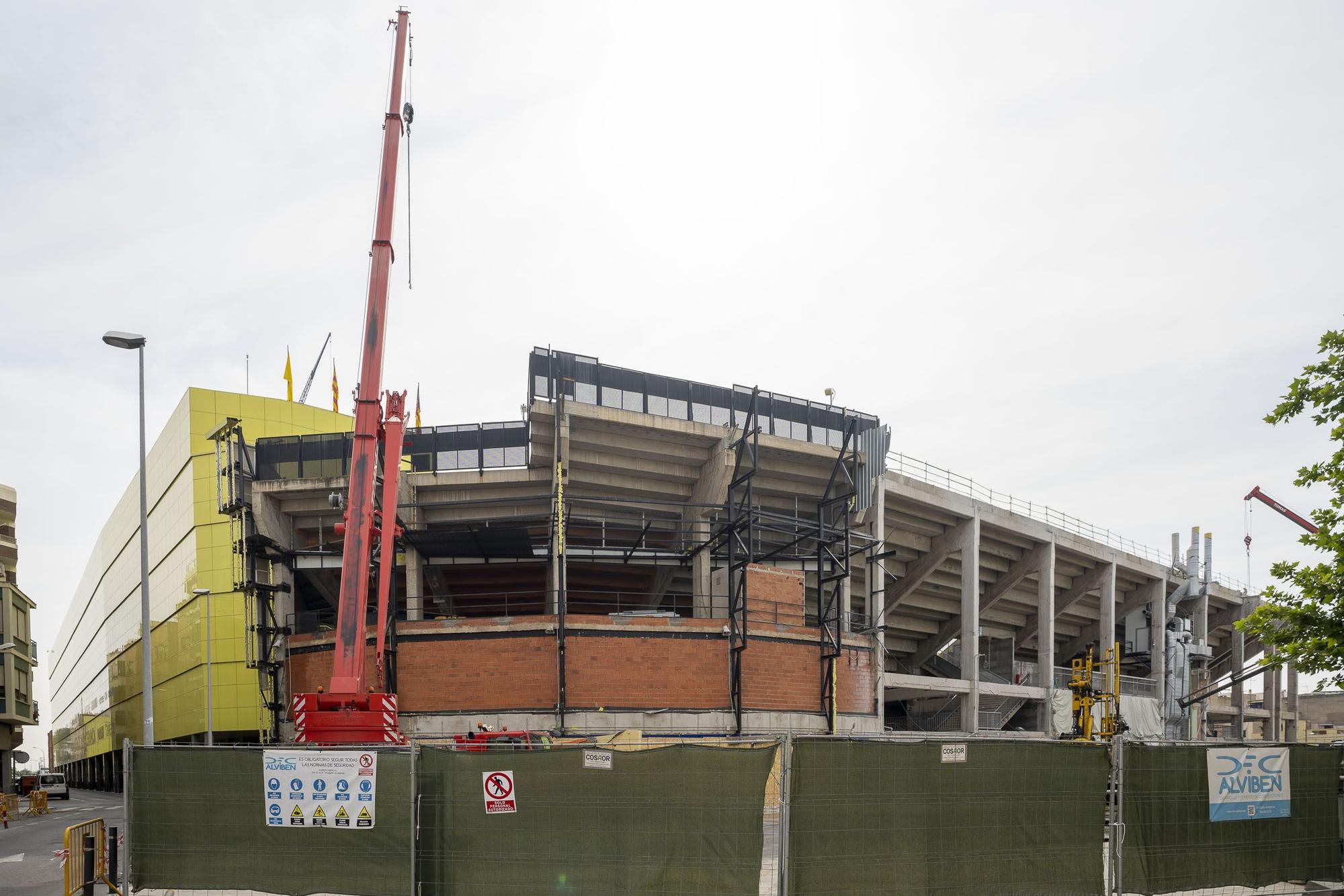 Así está siendo el inicio de las obras del Estadio de la Cerámica