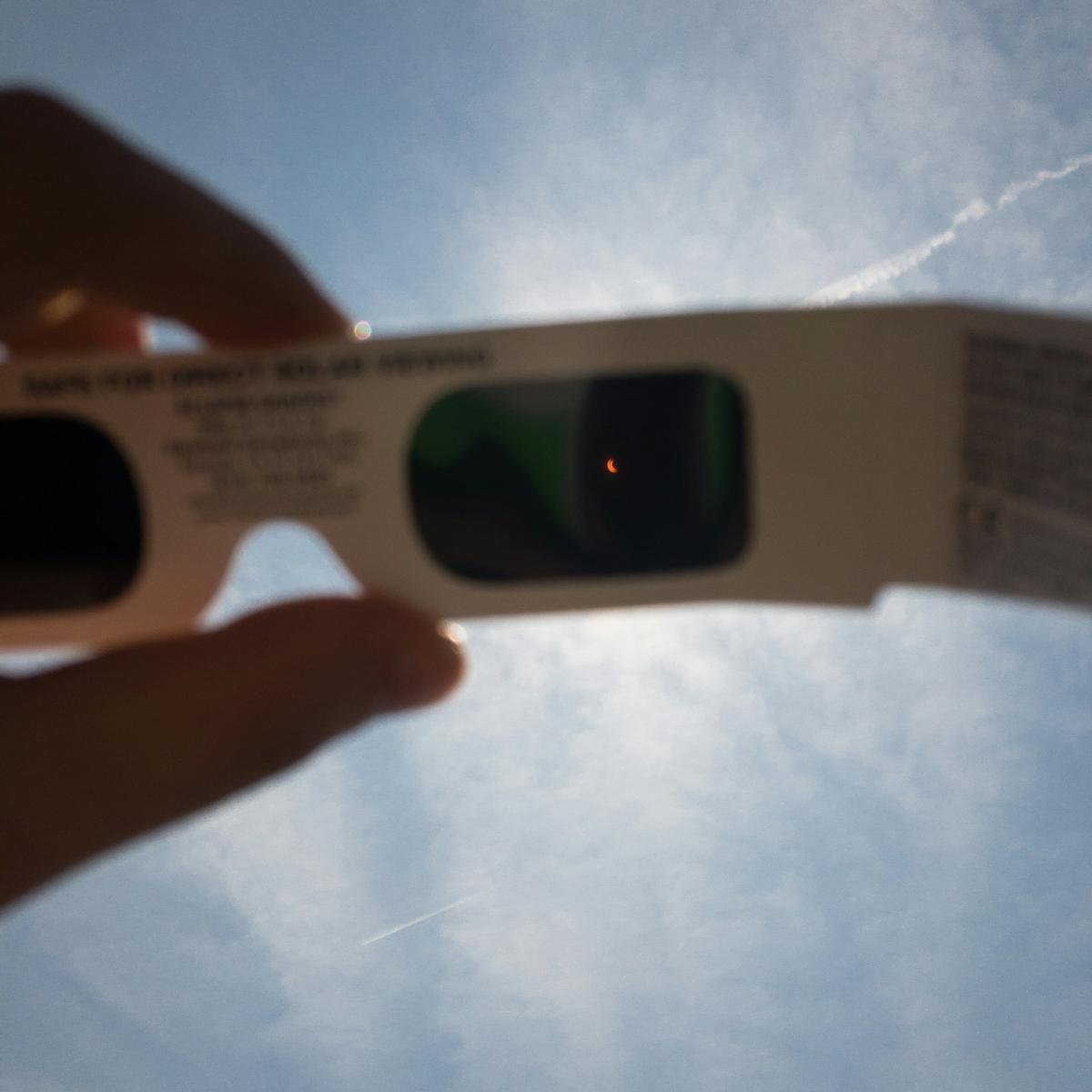 Serán necesarias las gafas homologadas para observar el eclipse