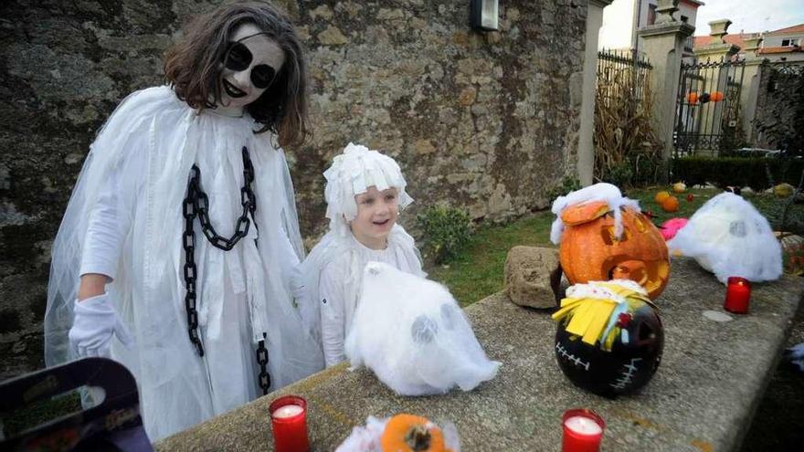 Las calabazas fueron protagonistas en Cambados. // Iñaki Abella