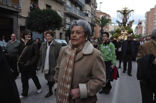 Regreso del Santo Cristo hasta su ermita desde San Jose? Obrero en Cieza