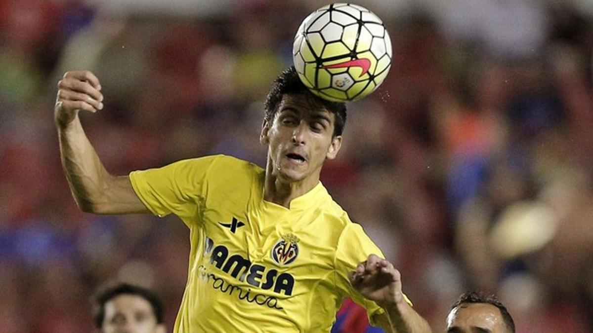 Gerard Moreno, en uno de sus últimos partidos con el Villarreal.