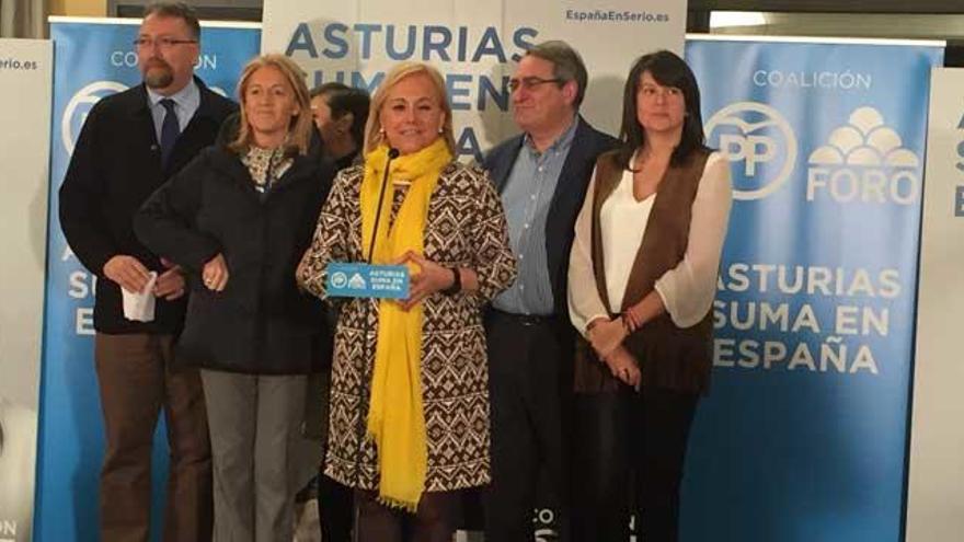 &quot;Los objetivos de la coalición PP-Foro  se han cumplido ampliamente&quot;, dice Mercedes Fernández