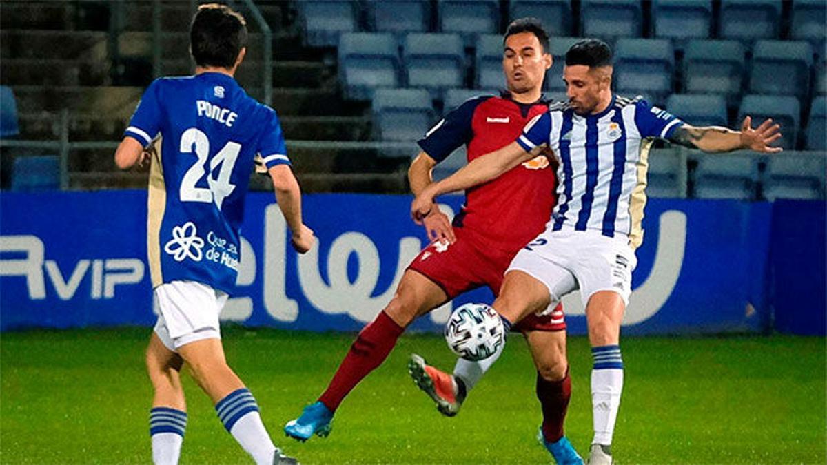 El Recreativo puso contra las cuerdas a Osasuna