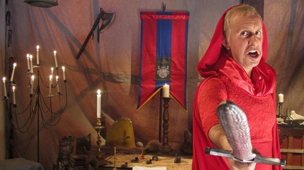 Jordi Rios, en la pell de Johan Cruyff, en una imatge de ’Crackòvia’.