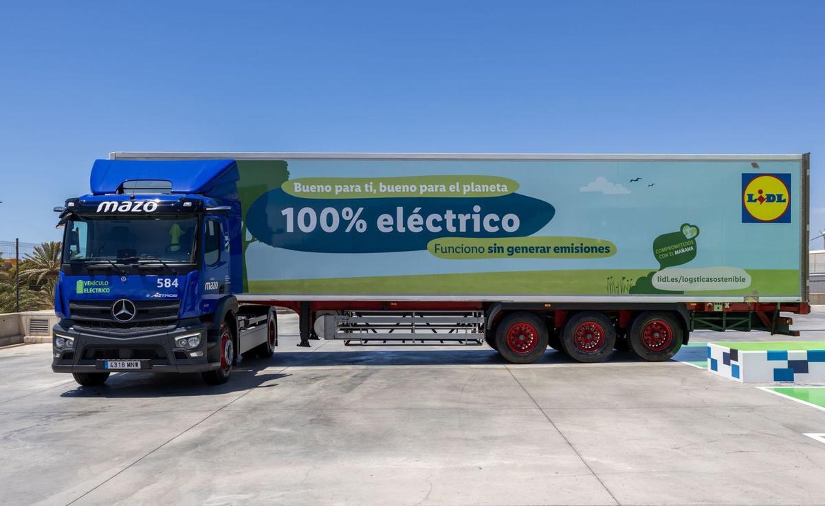 Primeros camiones eléctricos del sector de la distribución en Canarias. ed
