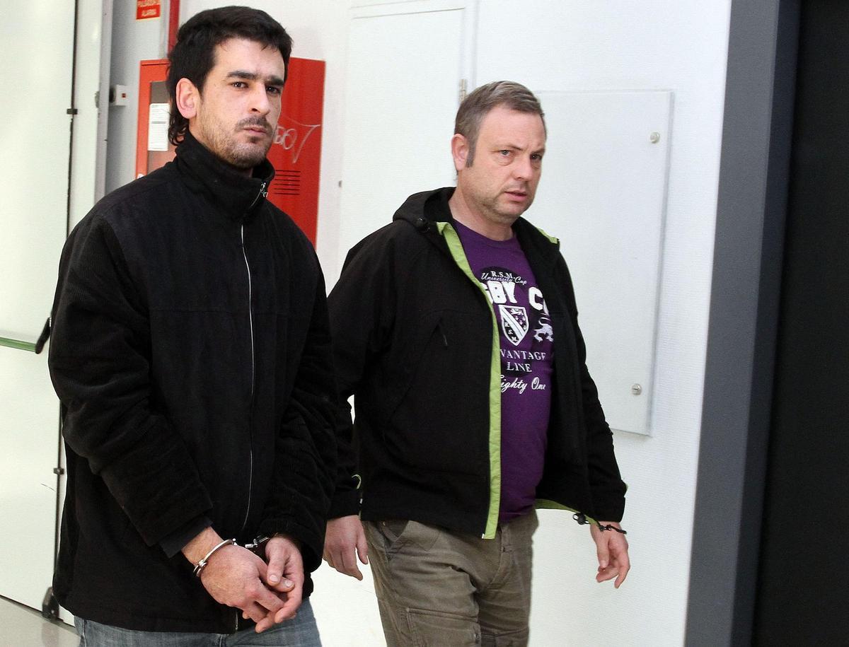 Borja Rial, tras ser detenido en 2010