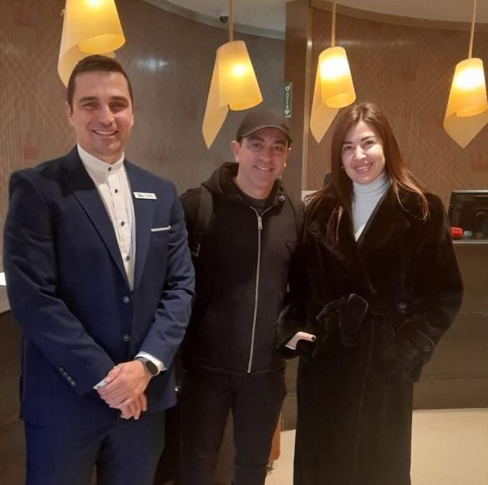 Xavi en el Restaurante Aragonia Palafox