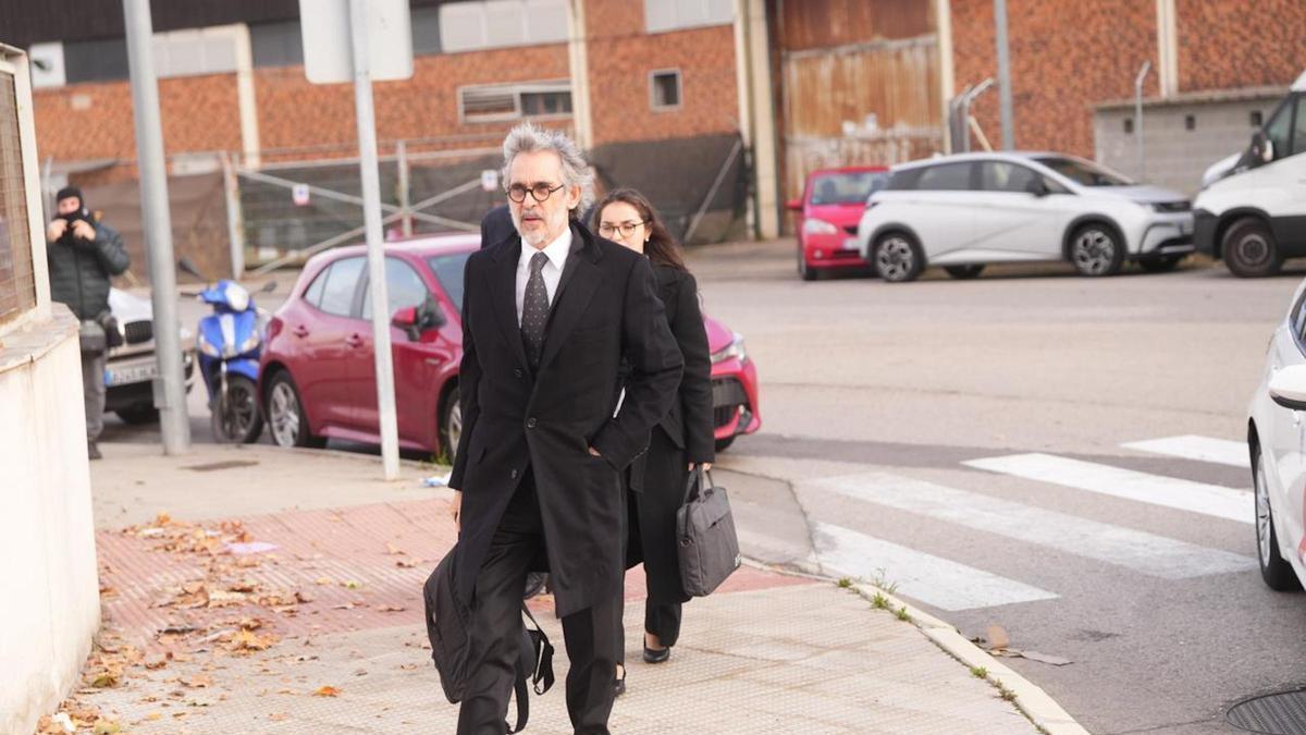 L'advocat Cristóbal Martell arribant a l'Audiència Nacional