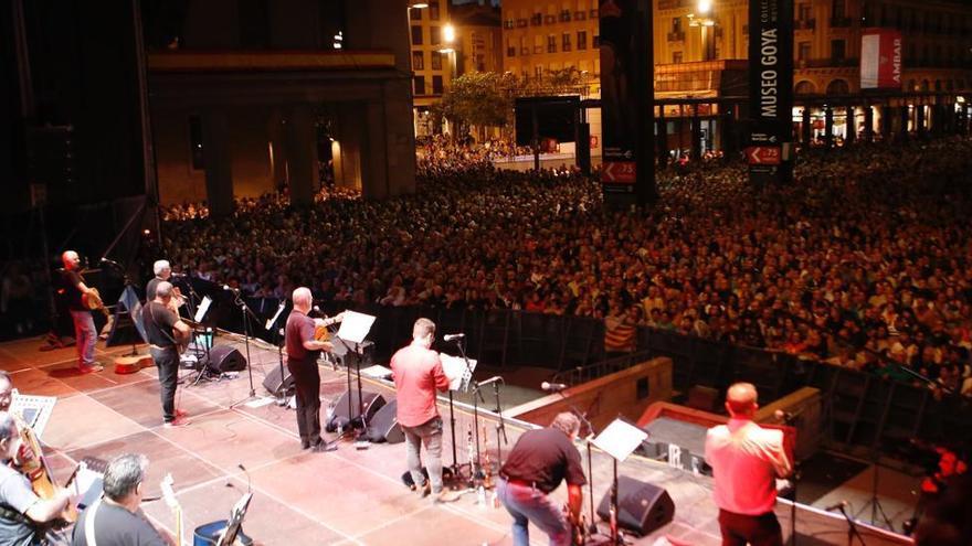 La Ronda de Boltaña y Eliseo Parra actúan este domingo en la plaza del Pilar