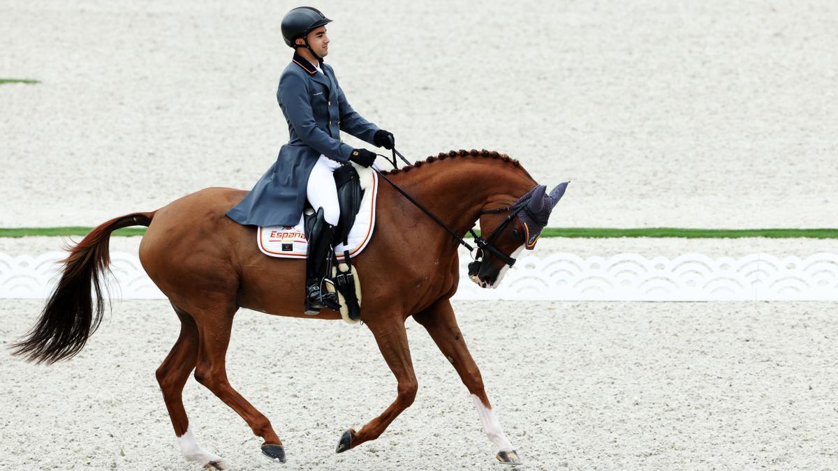 Juan Gaviño durante su prueba individual