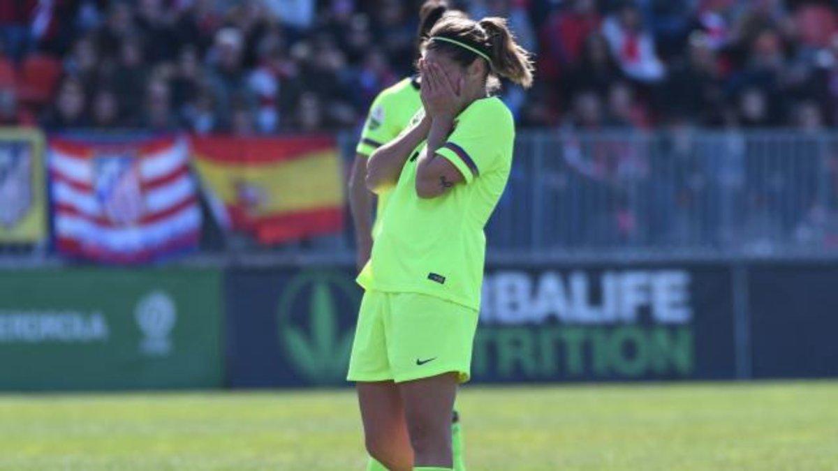 El Barça sufrió un duro golpe ante el Atlético