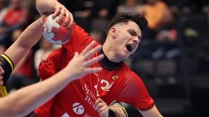 Roganovic, en un partido con el Eskilstuna Guif