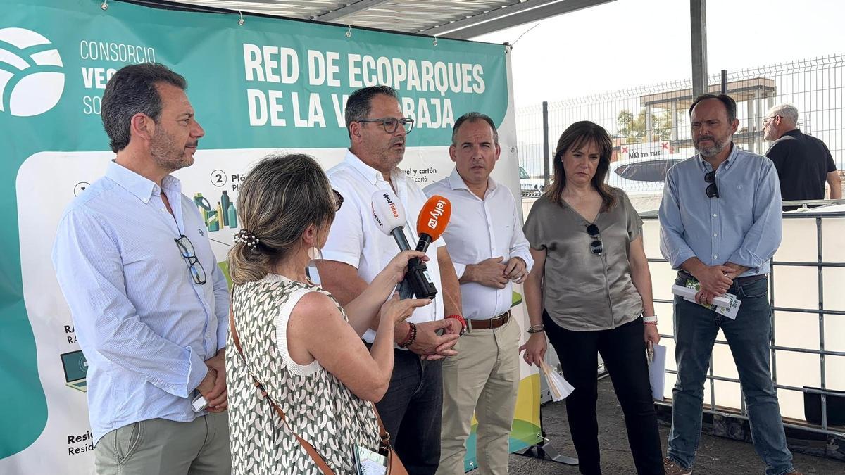 Un momento de la presentación del ecoparque fijo de Dolores