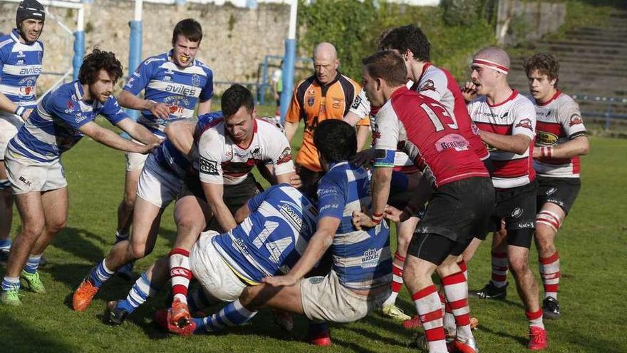 El partido de vuelta de la primera ronda entre el Oxigar Belenos y el Gijón Rugby.