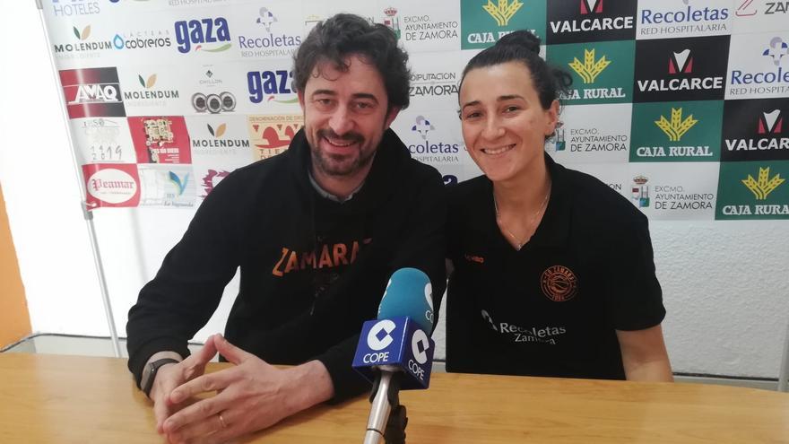 Sara Castro, jugadora del Recoletas Zamora: &quot;Nos queda lo más bonito&quot;