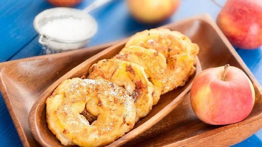 Aprovecha las manzanas para hacer estos riquísimos buñuelos